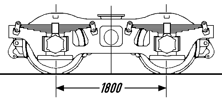 Drehgestell BA 981, Pressblech, nach Bild 17 a und 32 a