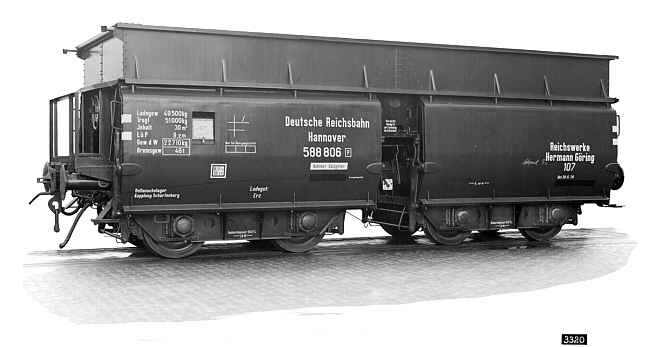 OOt Reichswerke Hermann Göring 107, DRB Hannover 588 806 (P); Werkfoto Westwaggon, Sammlung Harald Westermann