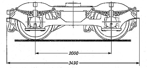 Pressblech-Drehgestell, BA 972 Pressblech Ci 43