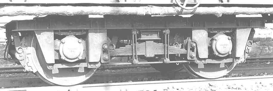 Profileisen-Drehgestell Bauart Reichsbahn, Achsstand 2,00 m; Foto: K. Pfeiffer, Archiv H. Heless, Wien