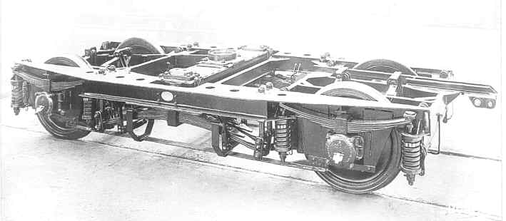 Reisezugwagen-Drehgestell BA Görlitz III, schwer - mit Rechteckschaken