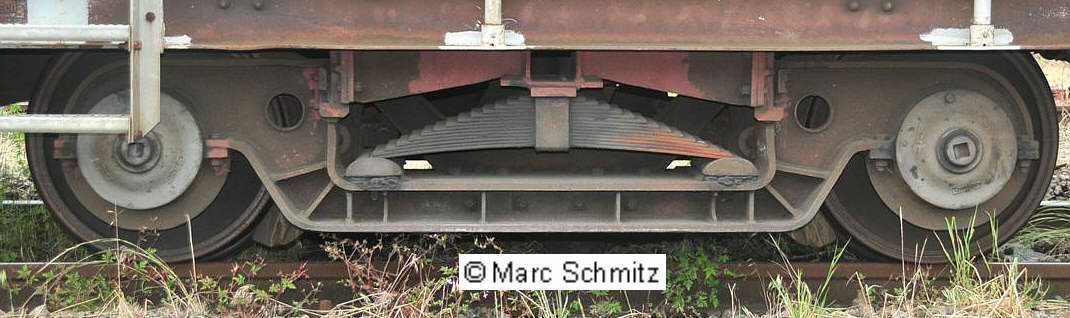 SNCF-Drehgestell, Bauart Y 17, Seitenansicht; Foto: Marc Schmitz
