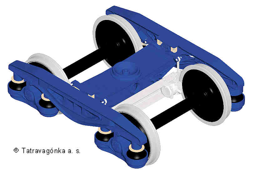 Drehgestell TaPo ASB (PUSH); Schaubild: Tatravagnka a. s.