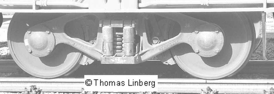 Henricot-Drehgestell, mit Dmpfungselementen; Foto: Thomas Linberg
